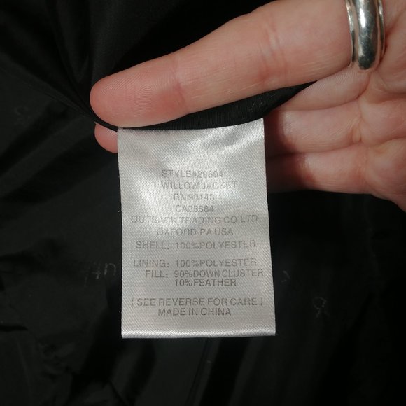 Outback Trading Co. Womens Down Jacket - Size S - Pre-owned - W9QXPT - Picture 6 of 7